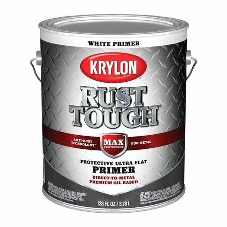 KRYLON Rust Tough Primer, White, 1 Gal. K09744008